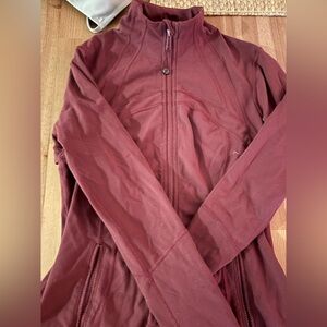 Lululemon define jacket dark red size 8
